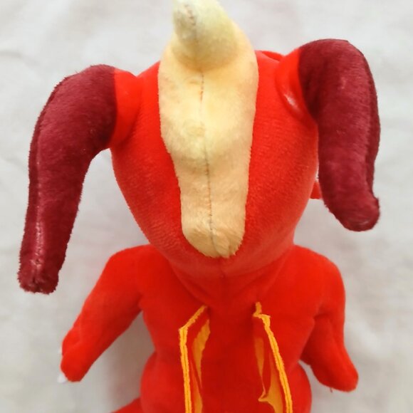 Stumble Guys Inferno Plush Dragon Red and Yellow 8" - Picture 5 of 14
